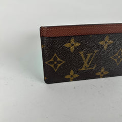 Louis Vuitton Brown Monogram Card Holder