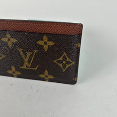 Louis Vuitton Brown Monogram Card Holder