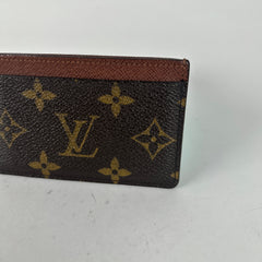 Louis Vuitton Brown Monogram Card Holder
