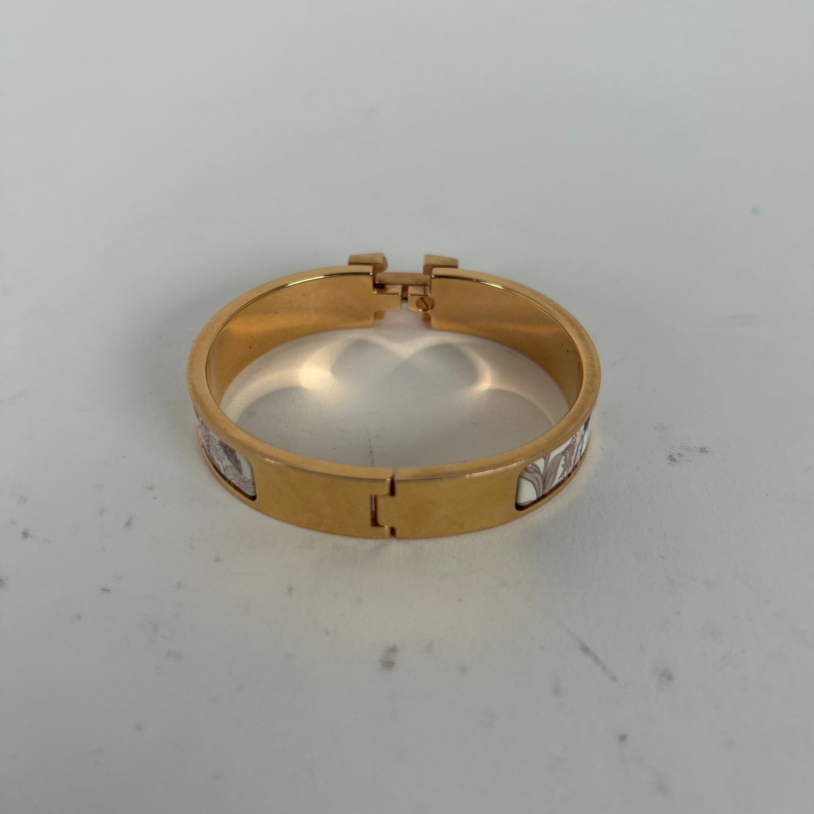 Hermes Clic 'H' Motif Precious Paradise Enemal Bracelet