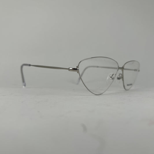 Balenciaga Shiny Silver Opticals Glasses