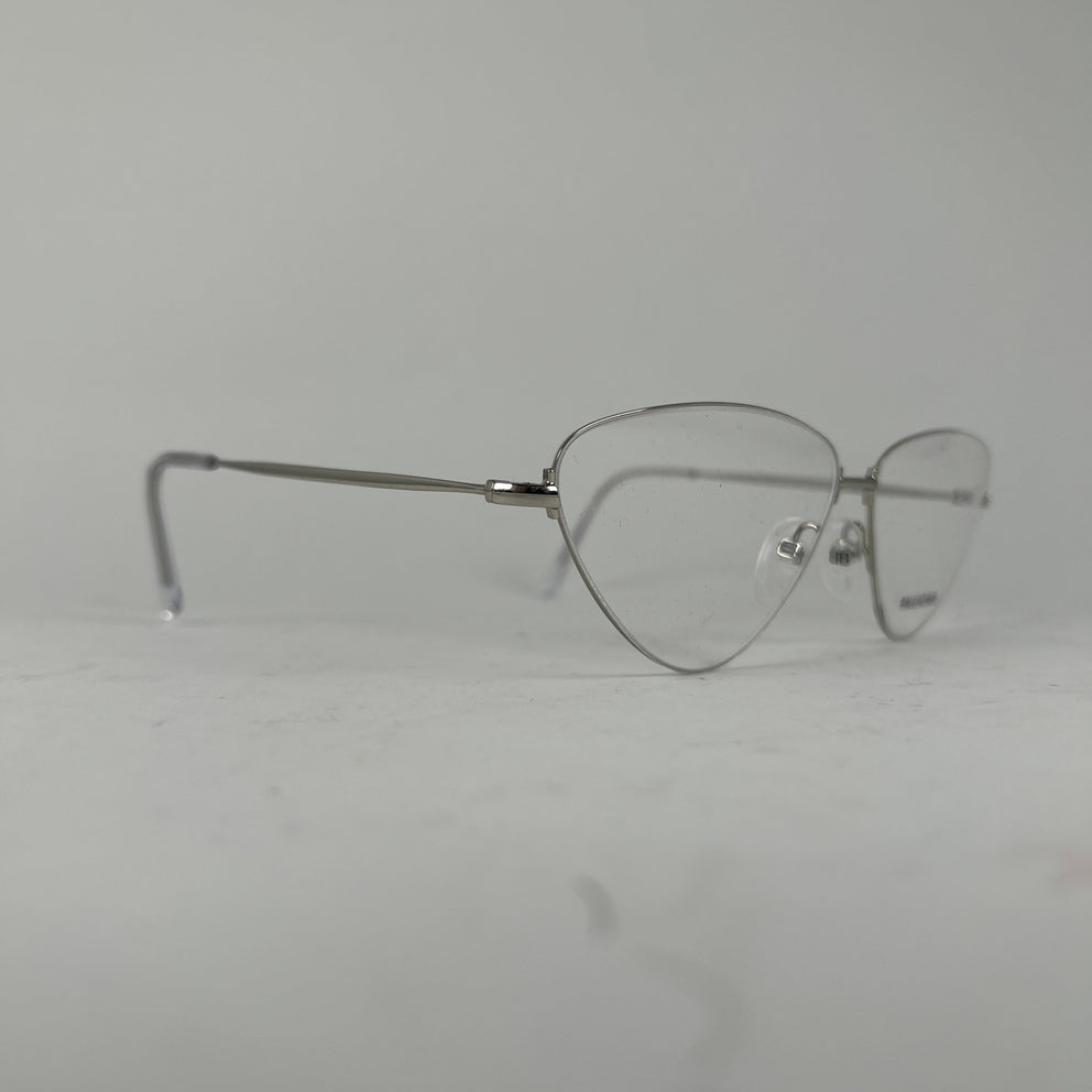 Balenciaga Shiny Silver Opticals Glasses