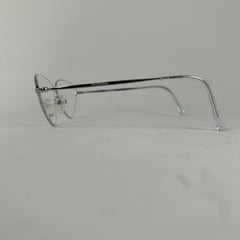 Balenciaga Shiny Silver Opticals Glasses