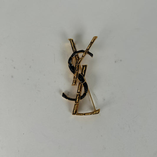 Saint Laurent Logo Broach