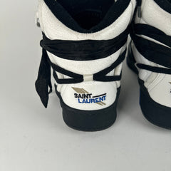 Saint Laurent Cure High 'White Black Blue' High Tops Size 41.5
