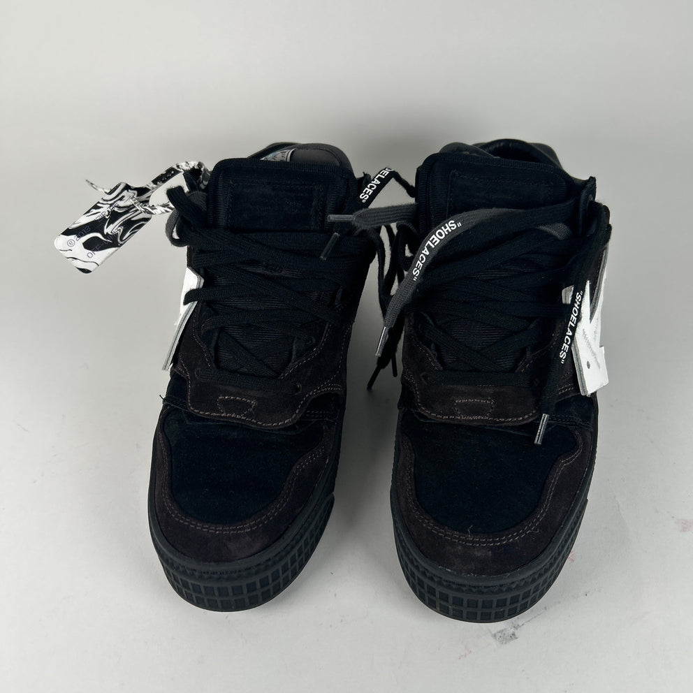 Off-White Floating Arrow Court 3.0 Brown Suede Size 42