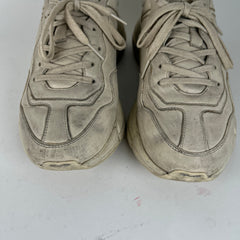 Gucci White Rython Size 8.5