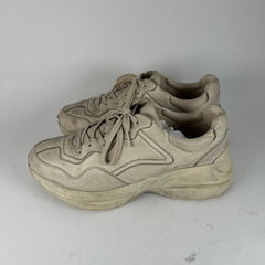 Gucci White Rython Size 8.5