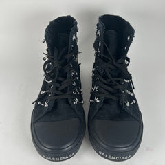 Balenciaga Destroyed Piercing Hightops Size 43