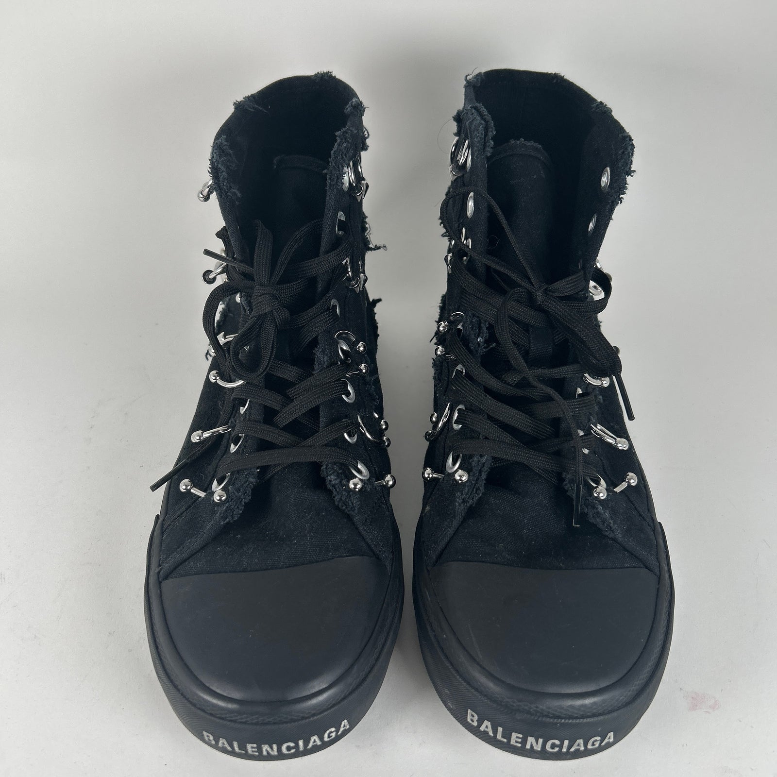 Balenciaga Destroyed Piercing Hightops Size 43