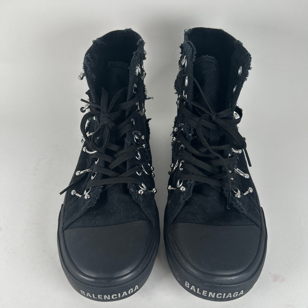 Balenciaga Destroyed Piercing Hightops Size 43