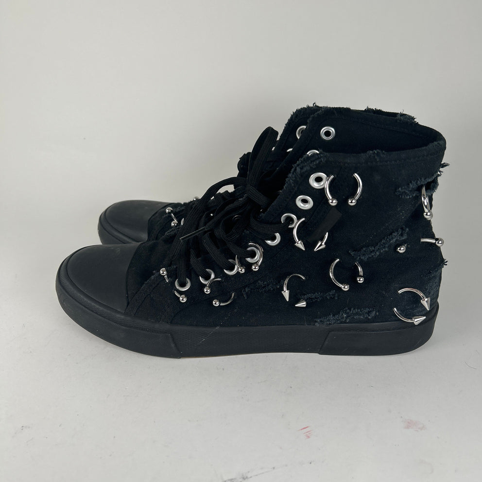 Balenciaga Destroyed Piercing Hightops Size 43
