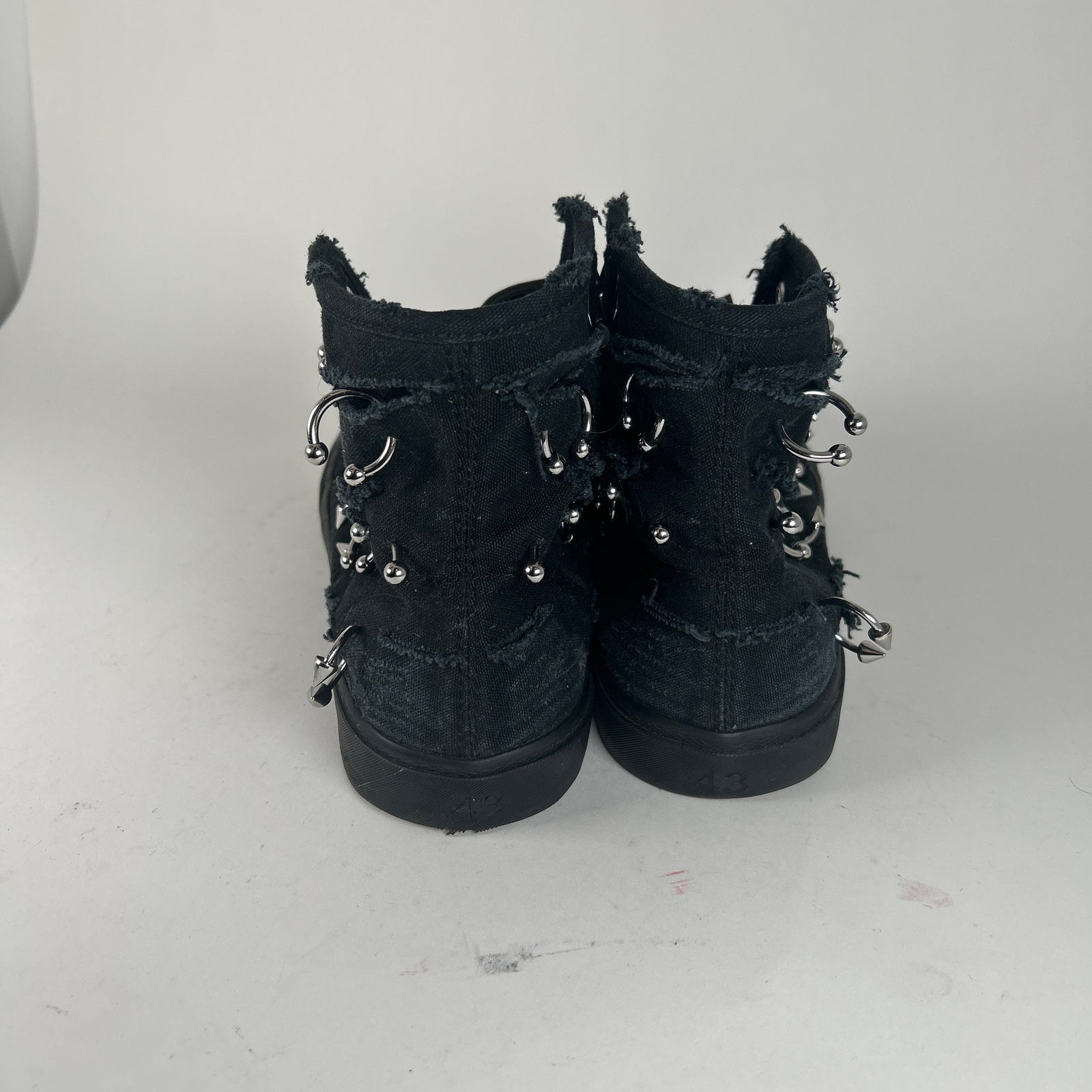 Balenciaga Destroyed Piercing Hightops Size 43