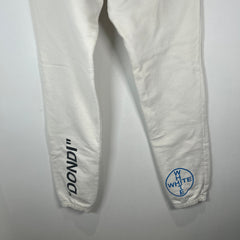Off-White Graphic White Sweatpants Size L