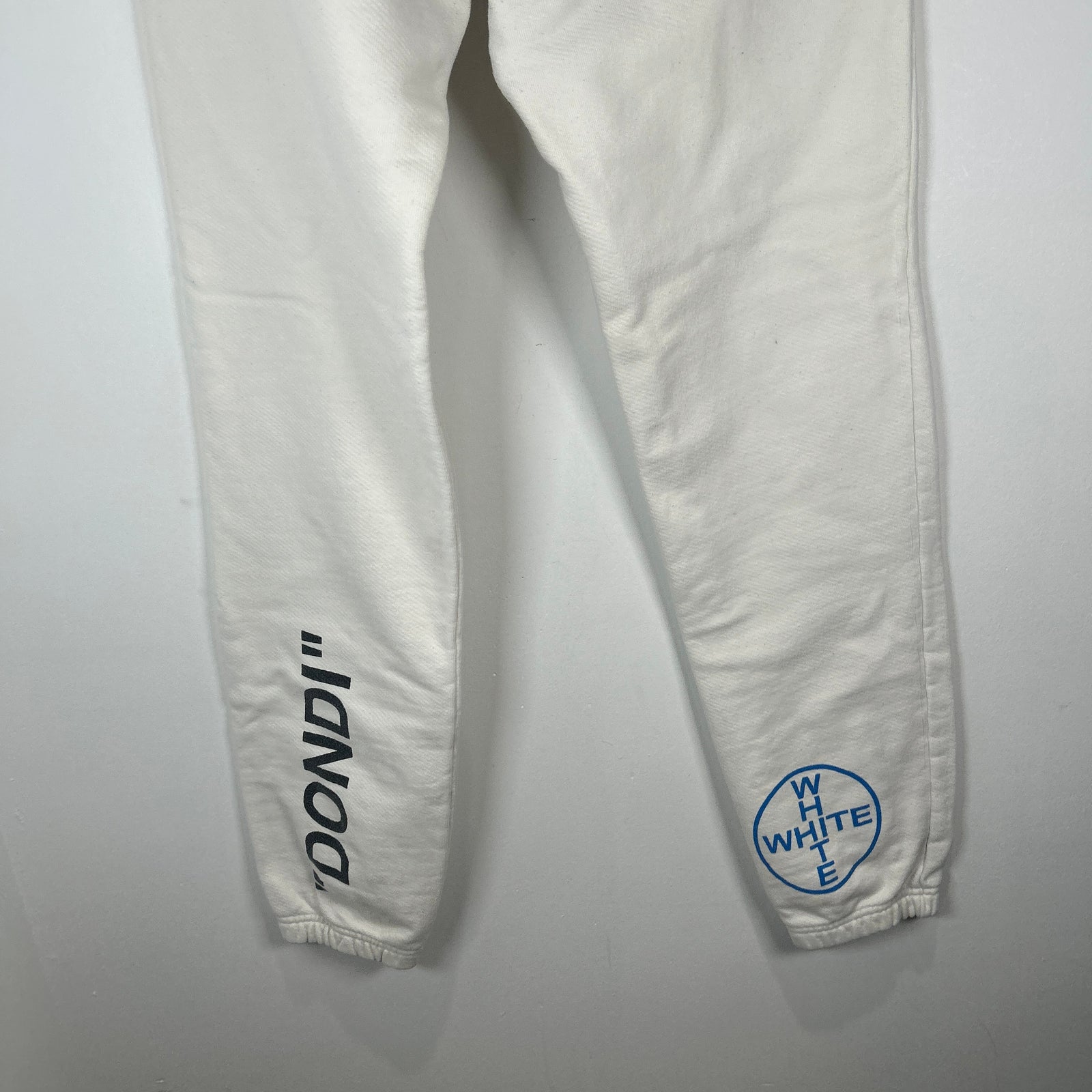 Off-White Graphic White Sweatpants Size L