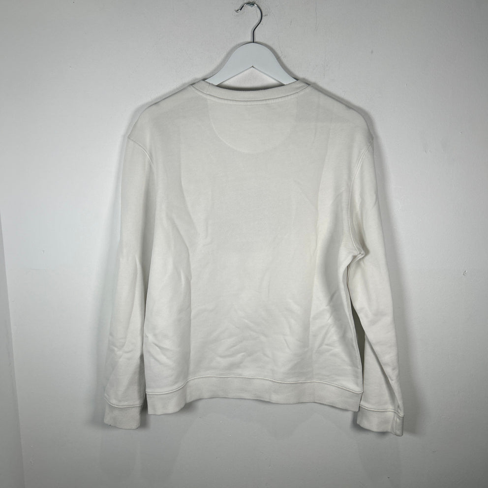Burberry Embroidery Crest White Crewneck M