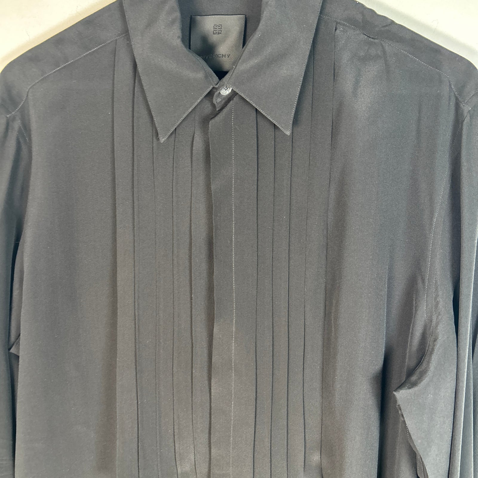Givenchy Silk Tuxedo Shirt Size M