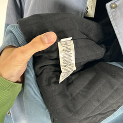 Stussy Ghost Logo Blue Bomber Jacket Size M