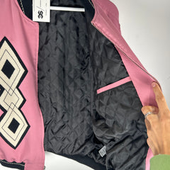 Supreme Diamond Rayon Dusty Pink Jacket Size L