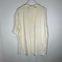 Maison Margiela Major Graphic Distressed White T-Shirt Size XL