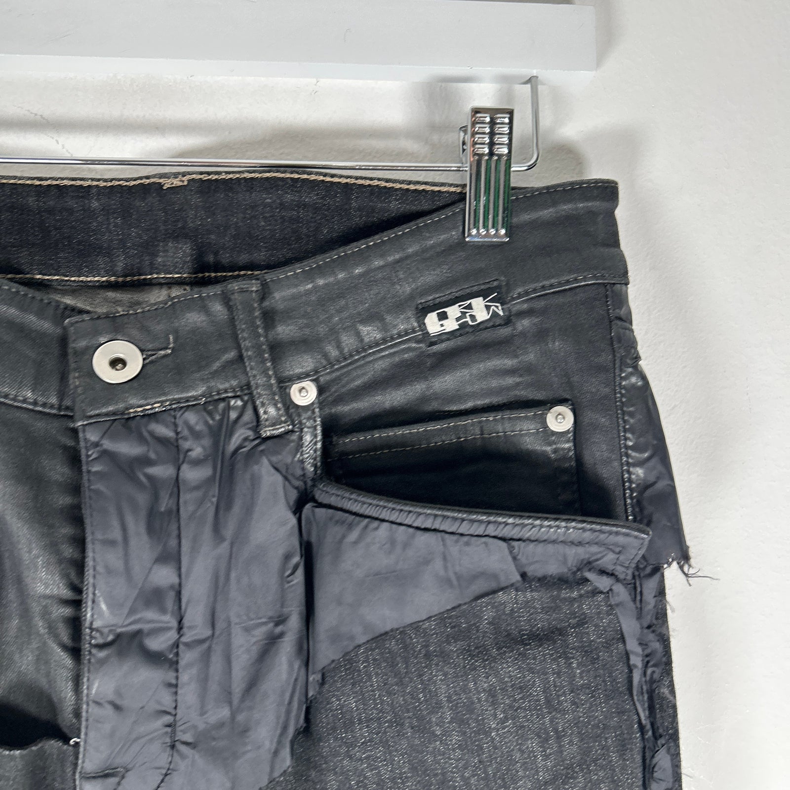 Rick Owens Tyrone Patchwork Jeans Size 31