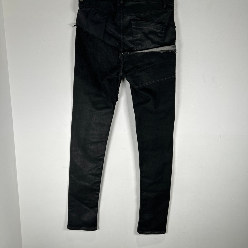 Rick Owens Tyrone Patchwork Jeans Size 31