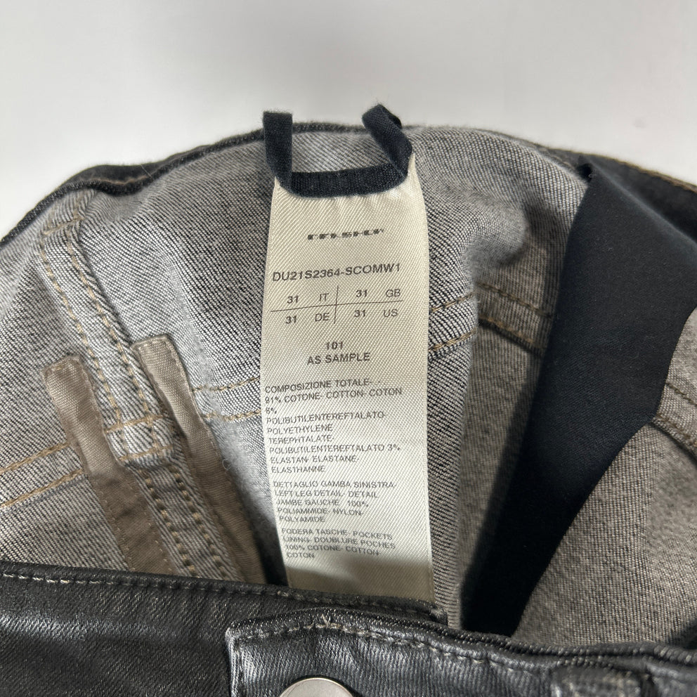 Rick Owens Tyrone Patchwork Jeans Size 31