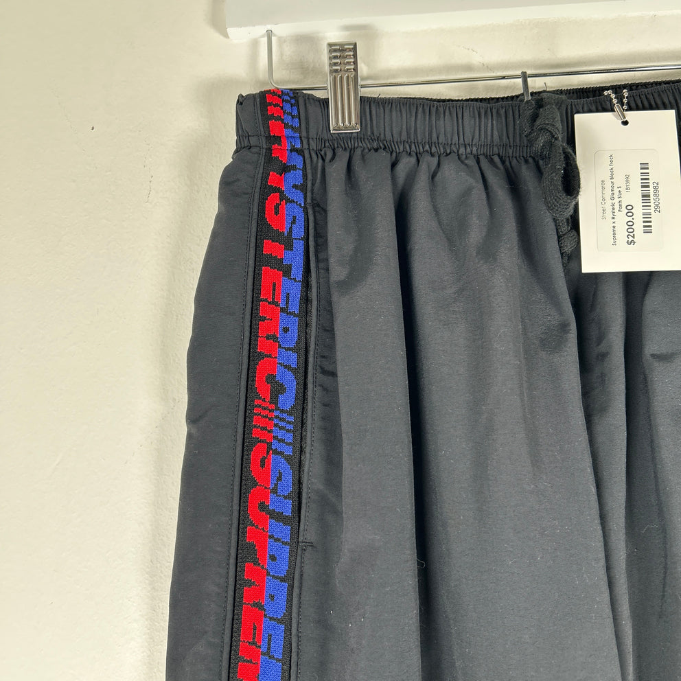Supreme x Hysteric Glamour Black Track Pants Size S