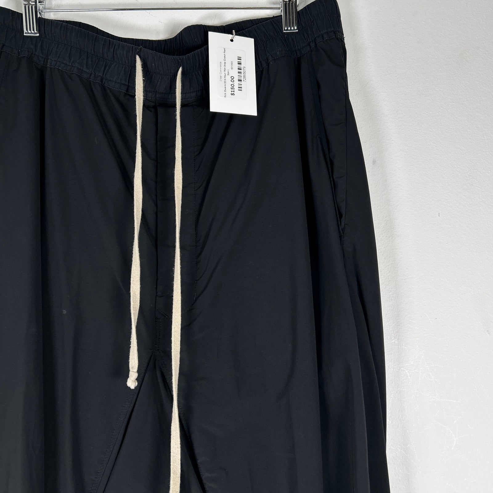Rick Owens SS15 Faun Thin Drop Crotch Pants Size L
