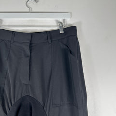 Stella Maccartney Ruffles Black Pants Size 32