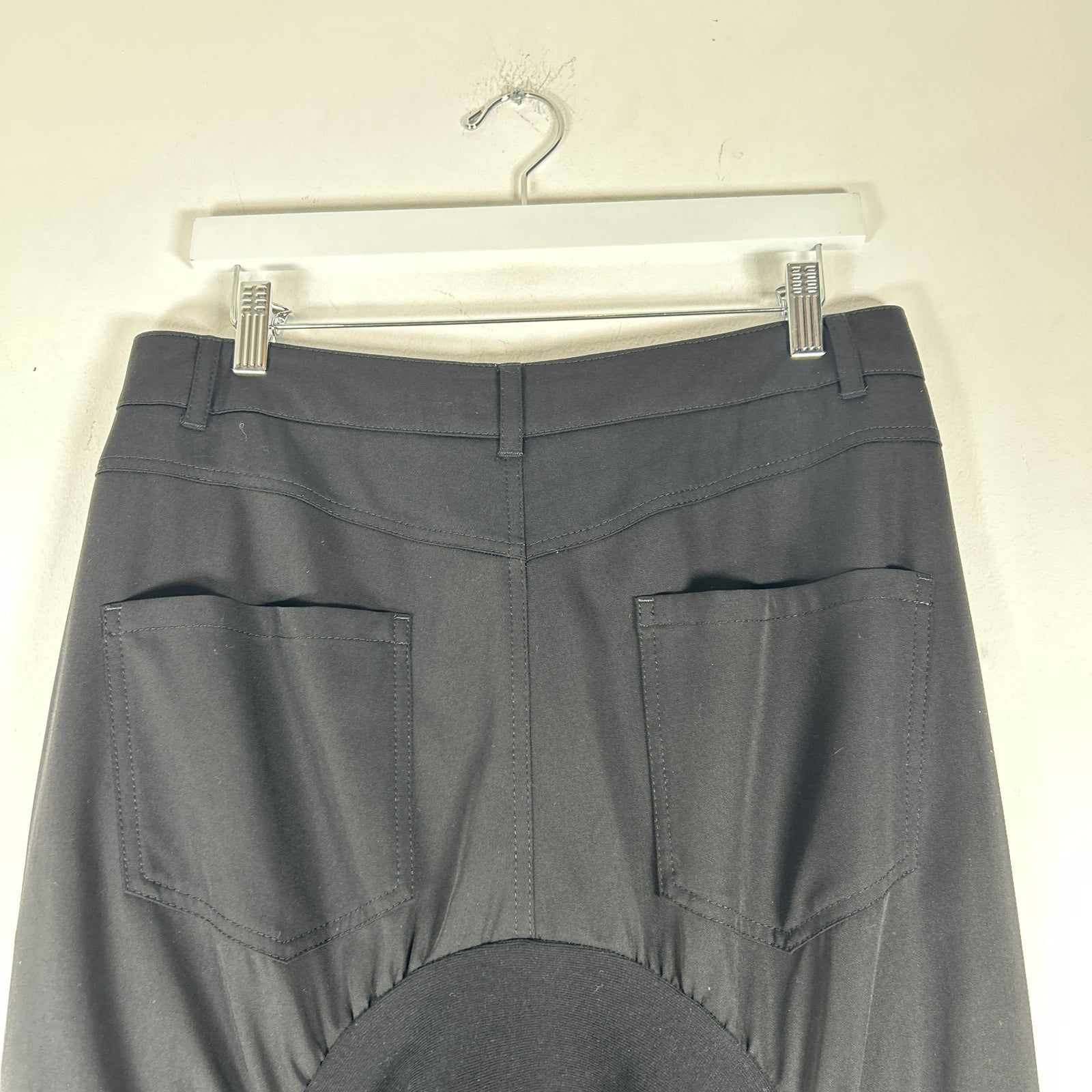 Stella Maccartney Ruffles Black Pants Size 32