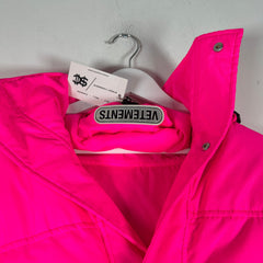 Vetements Techncial Hot Pink Puffer Size L