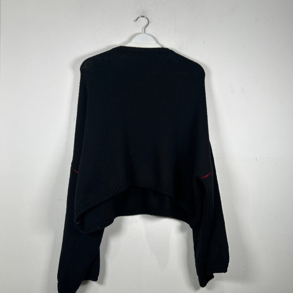 Raf Simons 'Love New York RS' Cropped Knit Sweater Size S