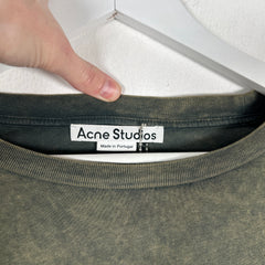 Acne Studios Green Paneled Long-Sleeve T-Shirt Size XL