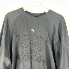 Balenciaga Oversized 'Energy Accumulator' Black Longsleeve Size S