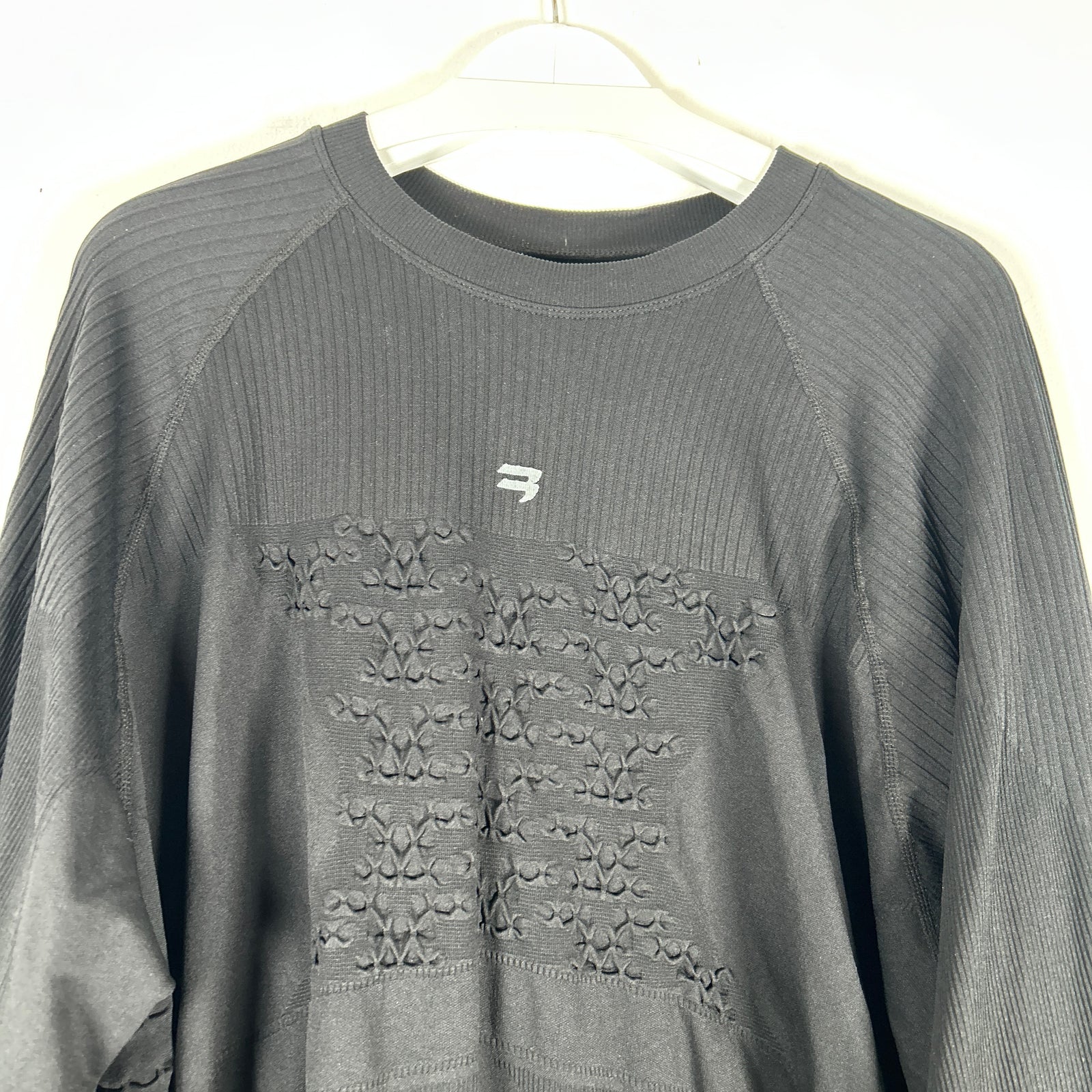 Balenciaga Oversized 'Energy Accumulator' Black Longsleeve Size S