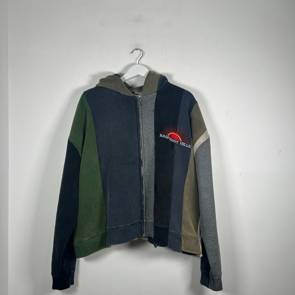 GV Gallery Multi Panel Zip Up Hoodie Size M