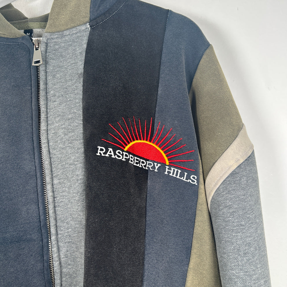 GV Gallery Multi Panel Zip Up Hoodie Size M