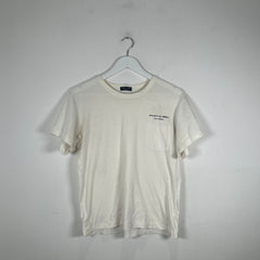 Comme Des Garcon Homme Plus Logo White T-Shirt Size S