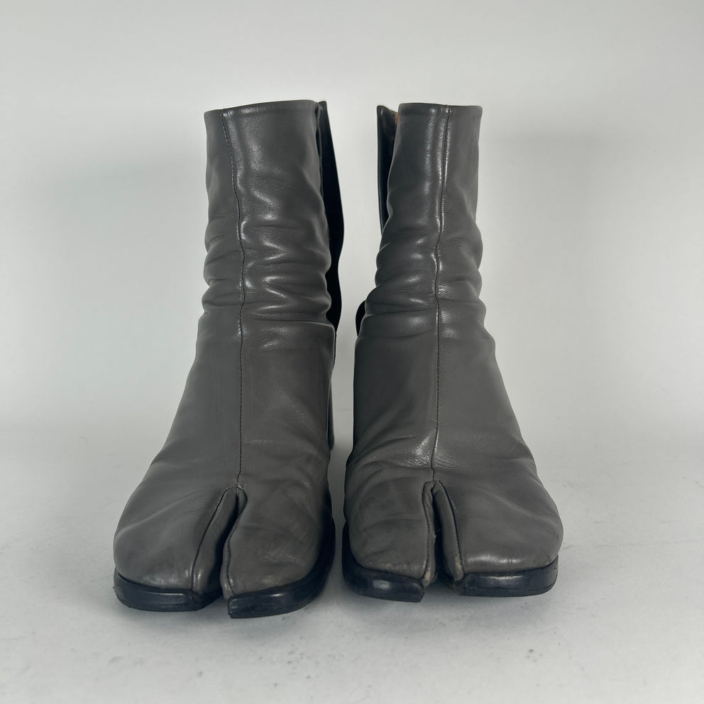Maison Margiela Grey Tabi Boots Size 44