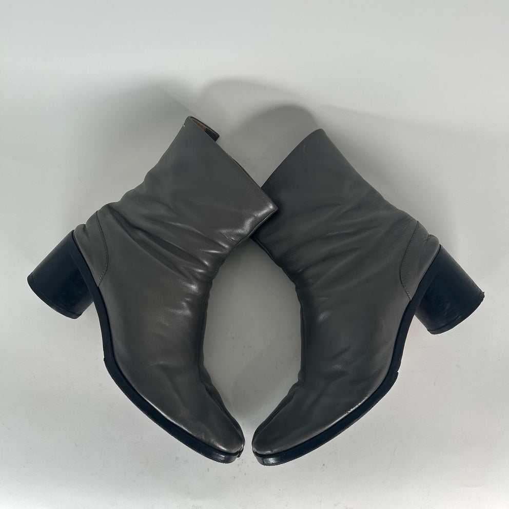 Maison Margiela Grey Tabi Boots Size 44