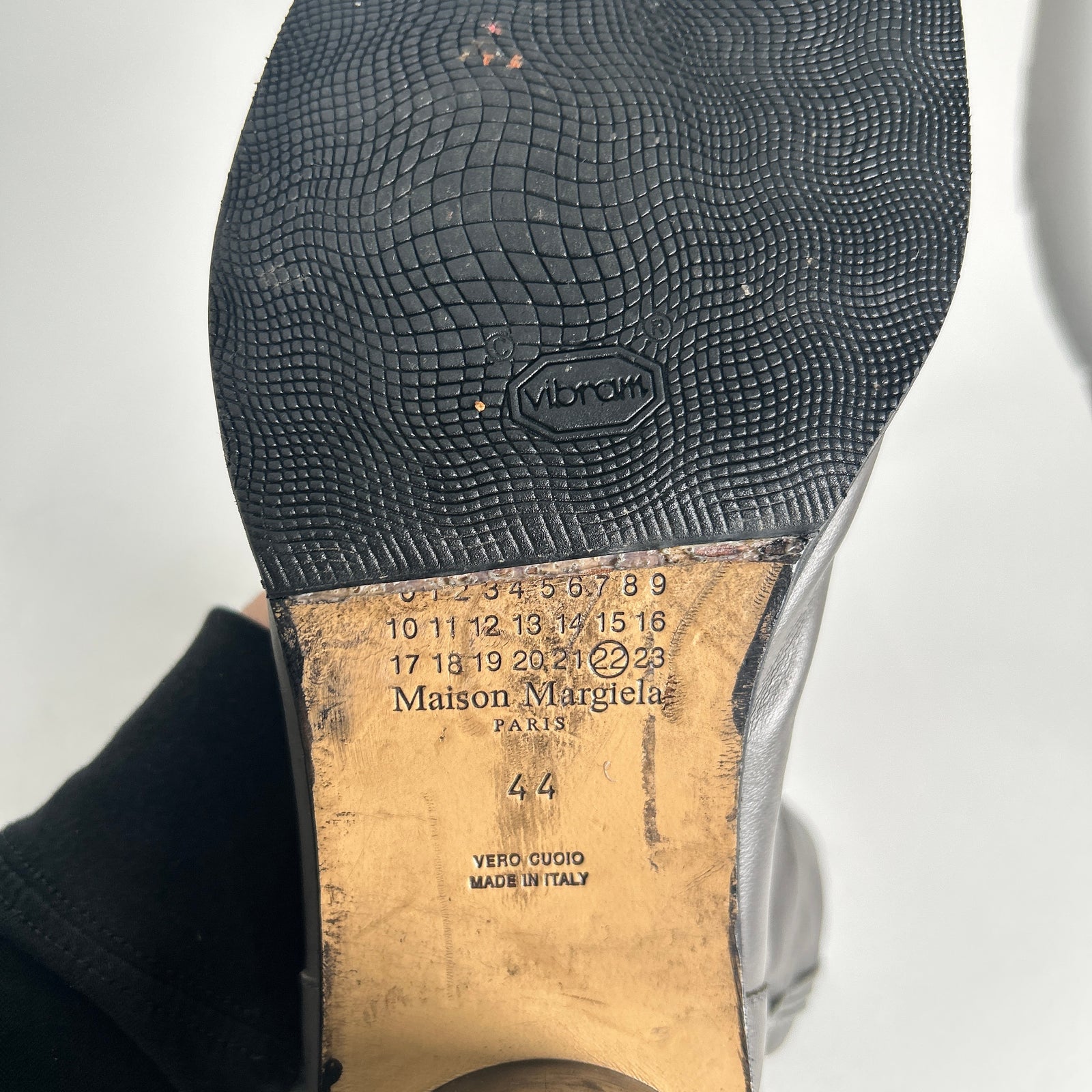 Maison Margiela Grey Tabi Boots Size 44