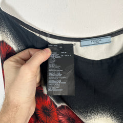Prada FW13 Runway Floral Print Pencil Skirt Size 46