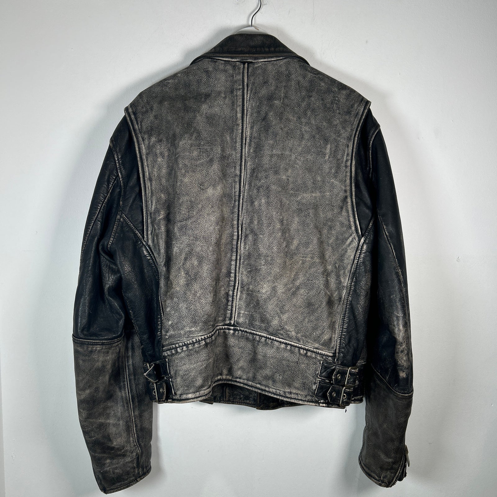 Diesel Blanket Lined Vintage Leather Jacket Size XL