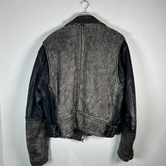 Diesel Blanket Lined Vintage Leather Jacket Size XL