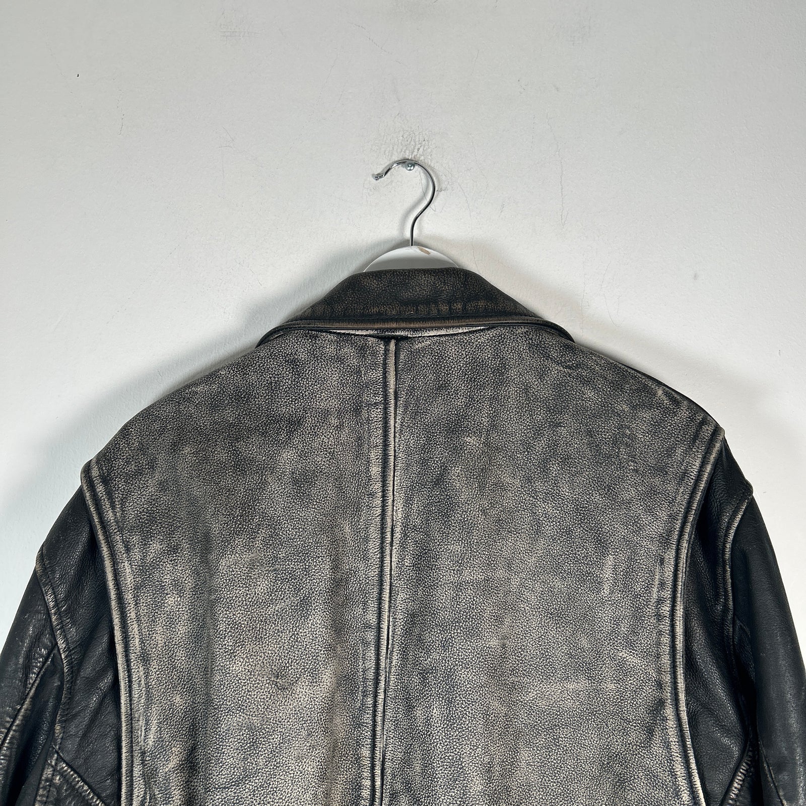 Diesel Blanket Lined Vintage Leather Jacket Size XL