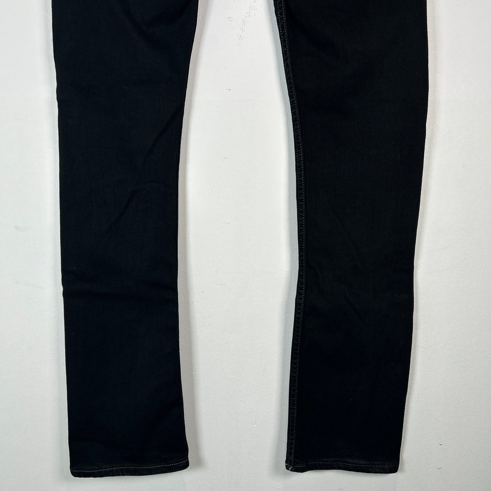 Rick Owens Detroit Cut Black Jeans Size 31