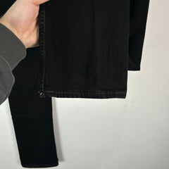 Rick Owens Detroit Cut Black Jeans Size 31