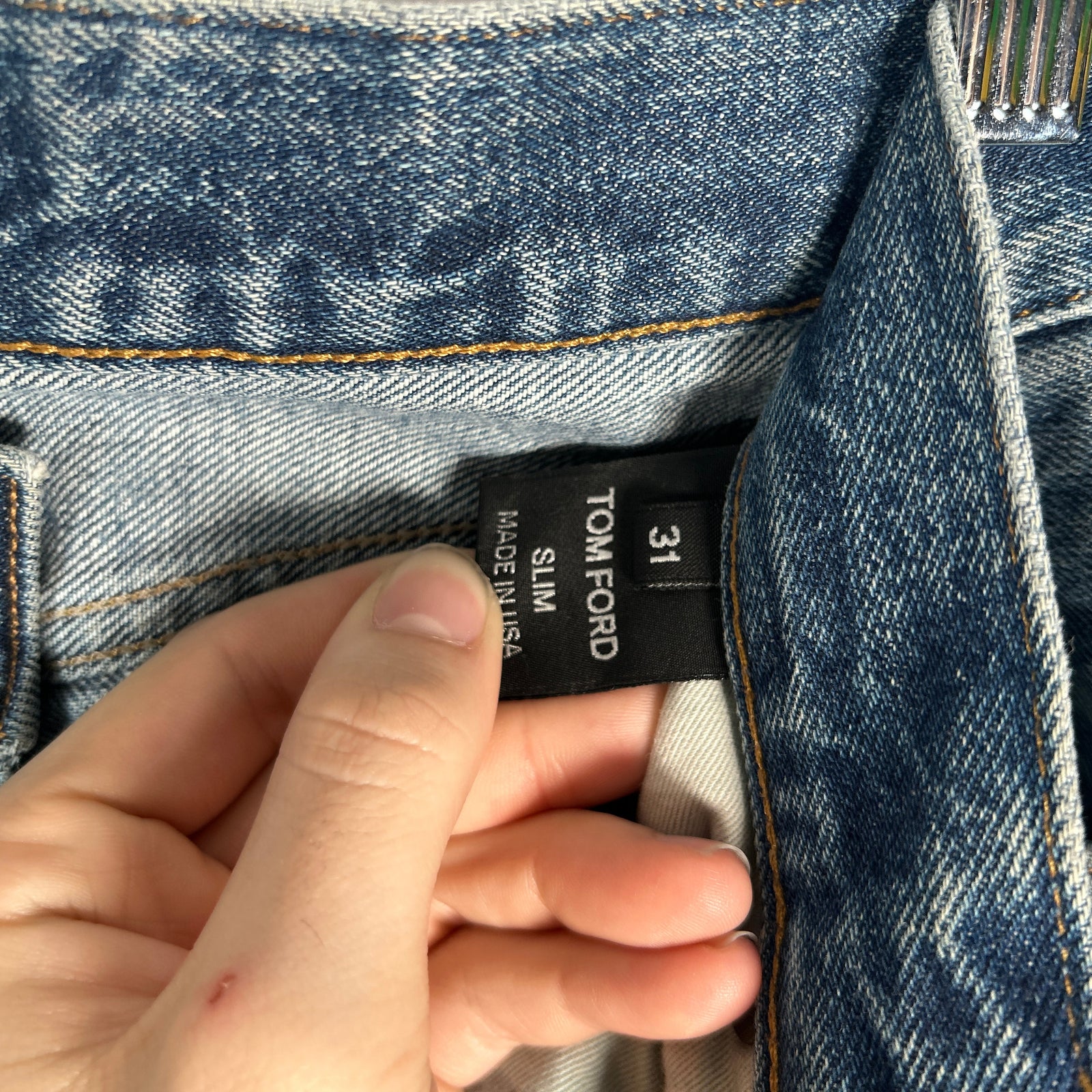 Tom Ford Blue Wash Jeans Size 31