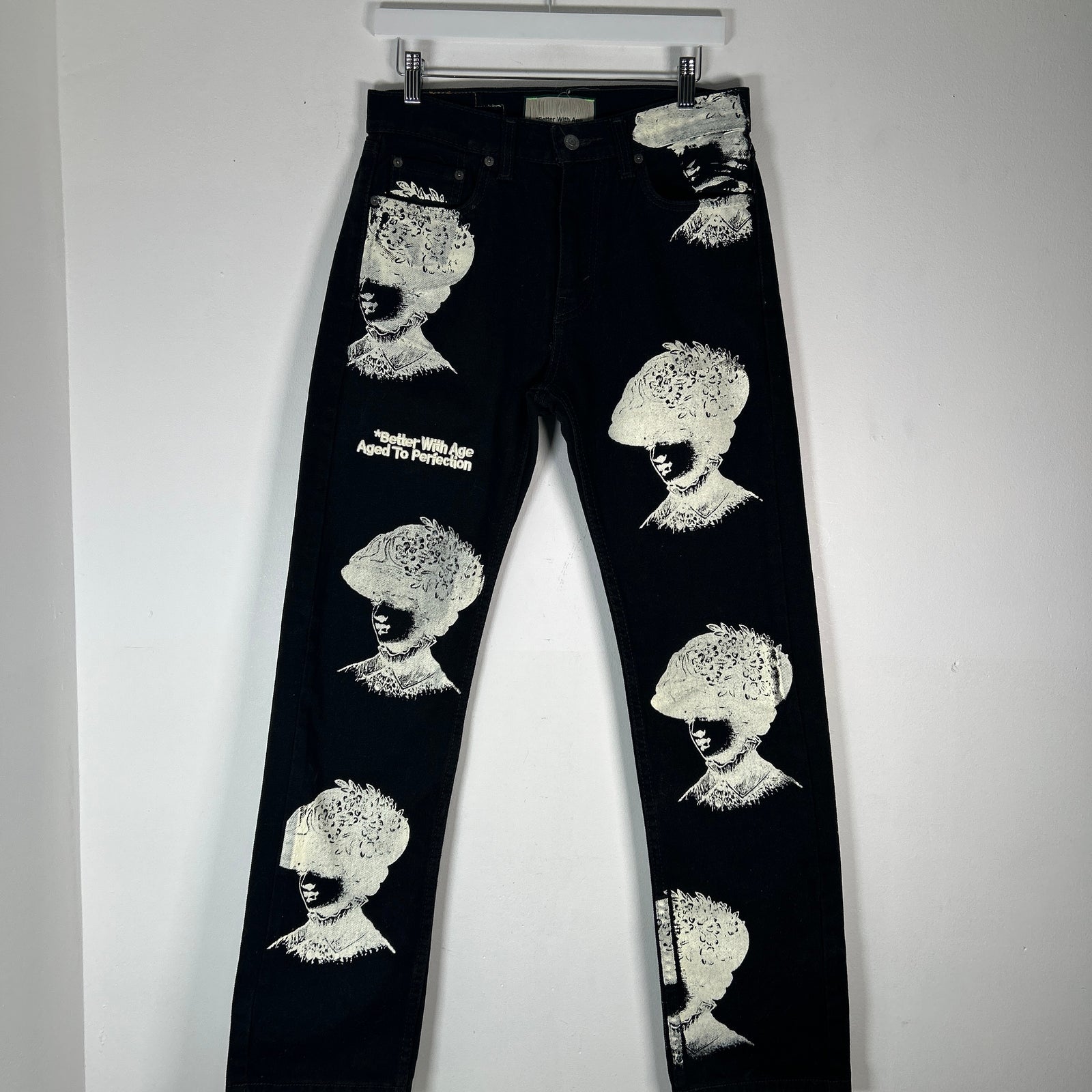 Better With Age Teresa Denim Black Jeans Size 30